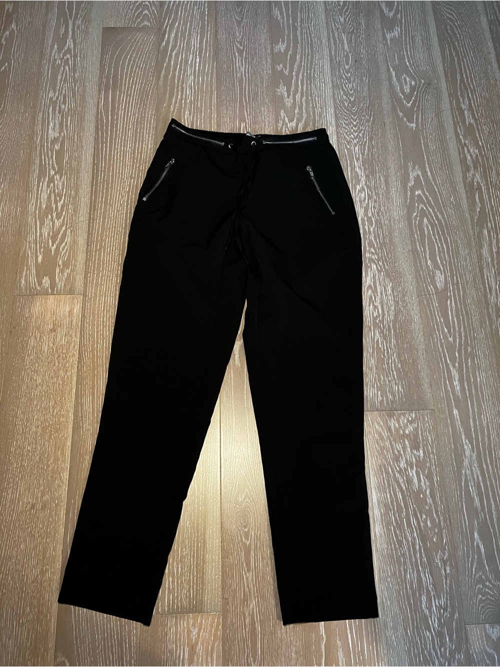 Smart Set Black Jogger Pants with Zip Pockets